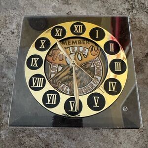 Vintage pre 1980s Loyal Order of Moose P.A.P. Working clock